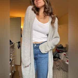 Brandy Melville Grey Cardigan